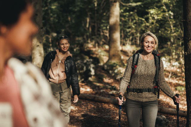 Women Hiking